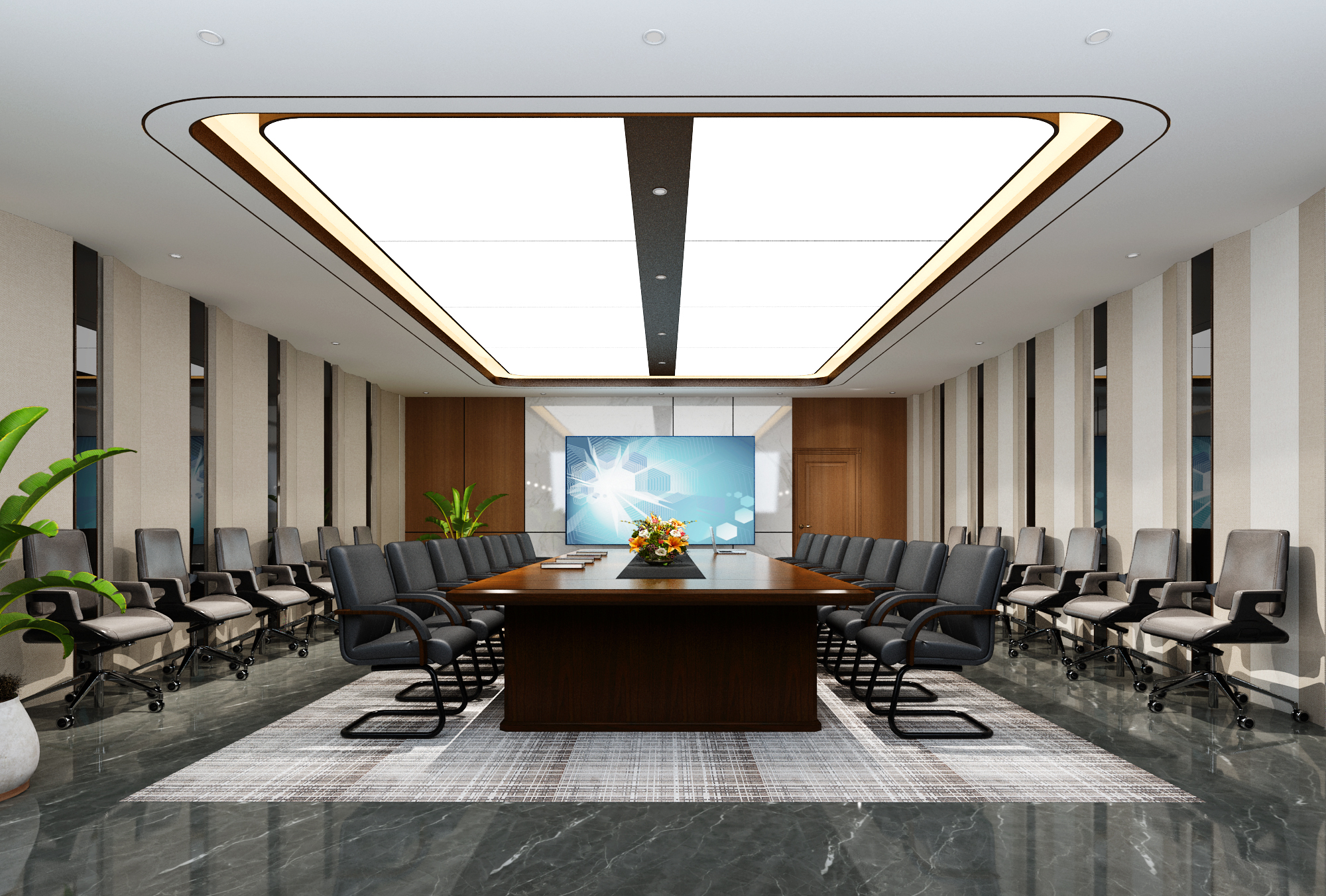 冶金会议室装修设计